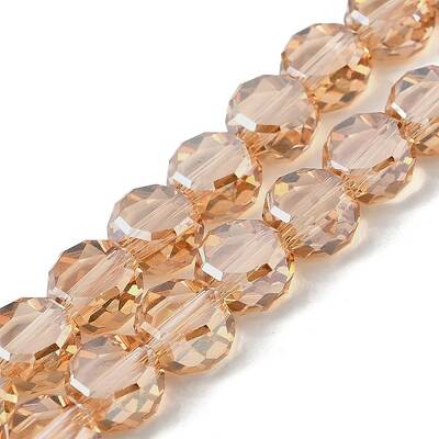 Electroplate Glass Beads Strands