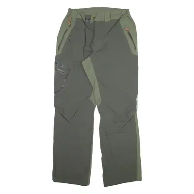 SOLOGNAC Mens Trousers Green Relaxed Straight W30 L31
