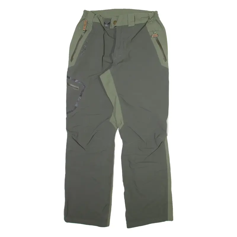 SOLOGNAC Mens Trousers Green Relaxed Straight W30 L31