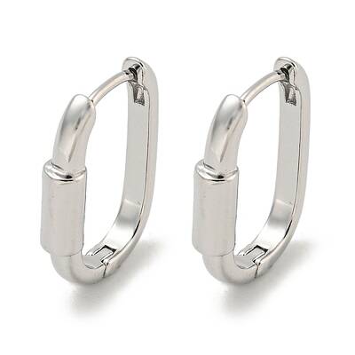 Brass Hoop Earrings