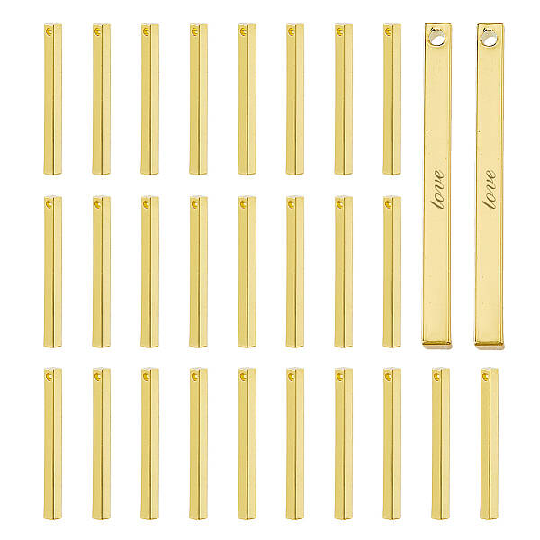 30Pcs Brass Pendants