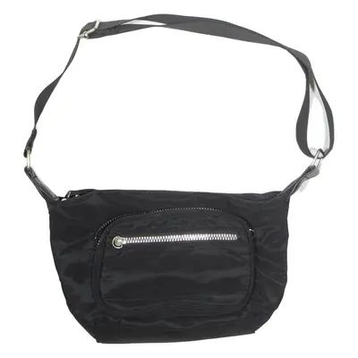 Womens Shoulder Bag Black Leather Faux Leather