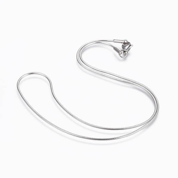 Non-Tarnish 304 Stainless Steel Snake Chain Necklaces