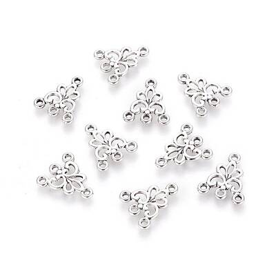 Triangle Tibetan Style Alloy Chandelier Components Links