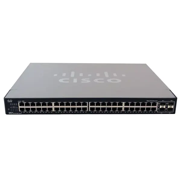 SGE2010 Cisco Small Business 48 x Ports 10/100/1000Base-T + 4 x Shared SFP Slots Layer 2 Managed Gigabit Ethernet Network Swi...