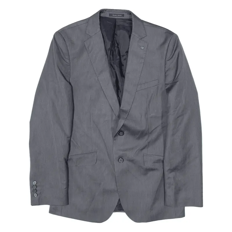 ZARA MAN Blazer Jacket Grey Mens L