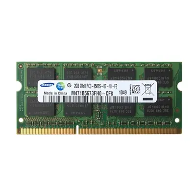 Samsung M471B5673FH0-CF8 | 2GB DDR3-1066MHz PC3-8500 Non-ECC Unbuffered SODIMM CL7 2Rx8 1.5V 204-Pin Memory Module