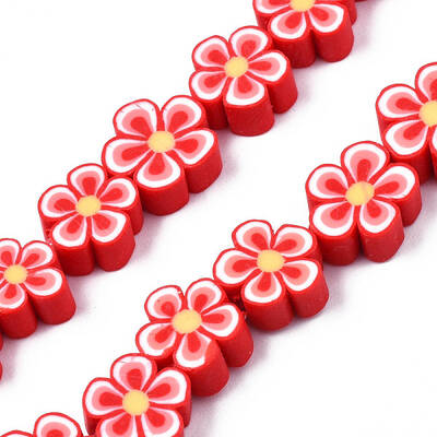 Handmade Polymer Clay Bead Strands