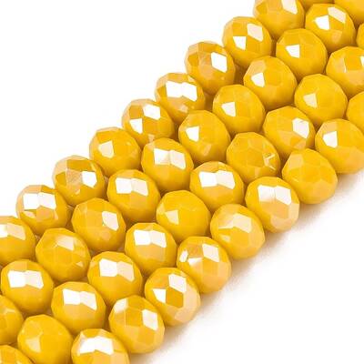 Electroplate Glass Beads Strands