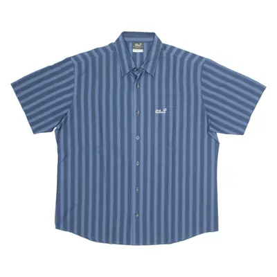 JACK WOLFSKIN Mens Shirt Blue Striped L