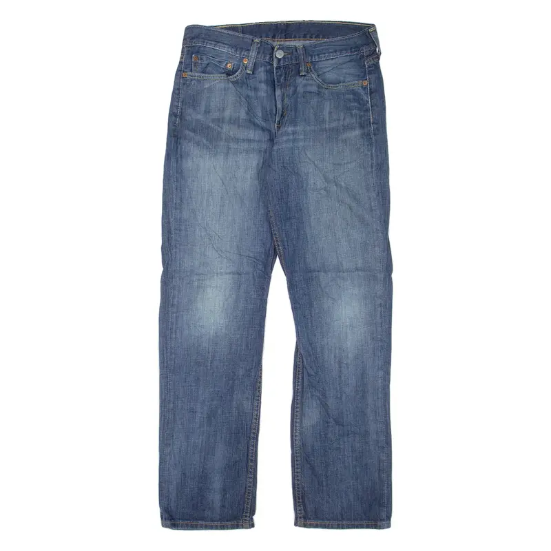 LEVI'S 514 Jeans Mens Blue Slim Straight Stone Wash W31 L30