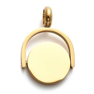 304 Stainless Steel Rotatable Pendants