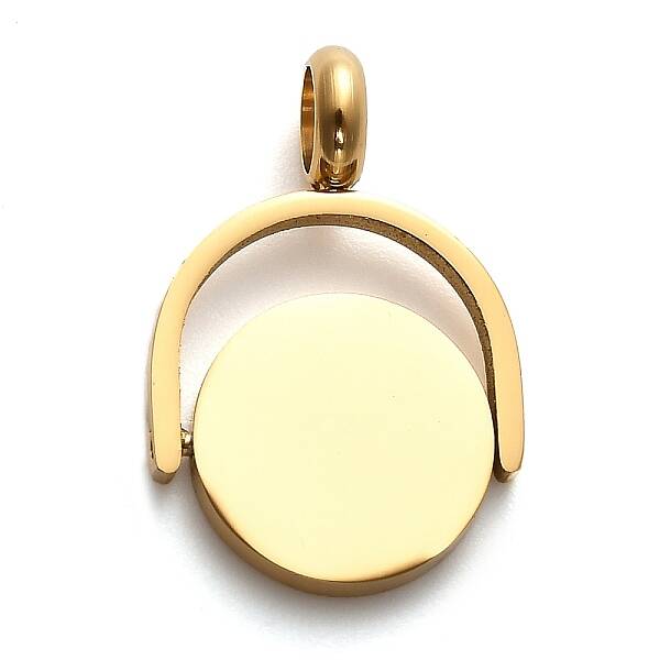 304 Stainless Steel Rotatable Pendants