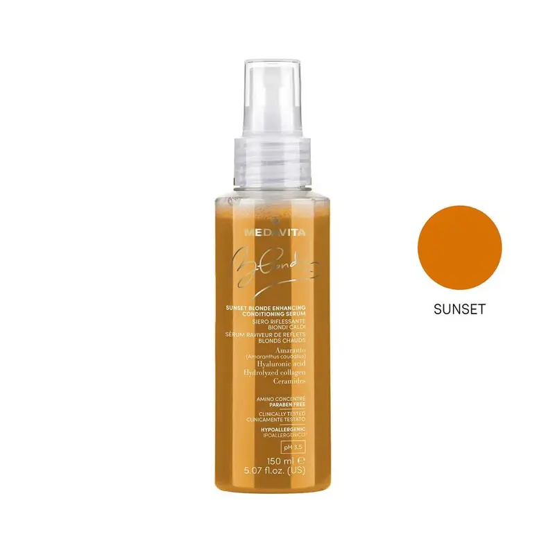 Medavita Blondie Sunset Blonde Enhancing Perfecting Serum for Coloured Hair 150ml