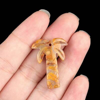 Natural Crazy Agate Pendants