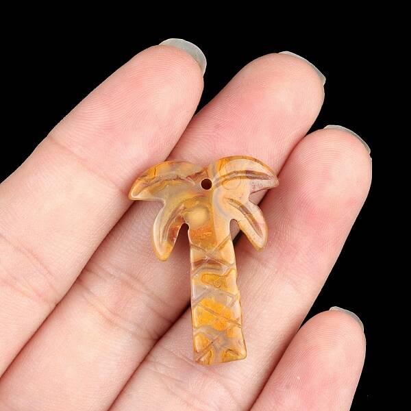 Natural Crazy Agate Pendants