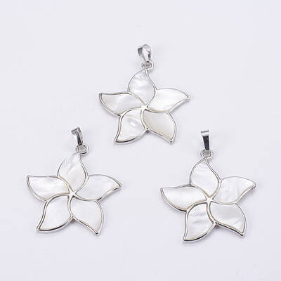 Natural White Shell Mother of Pearl Shell Pendants