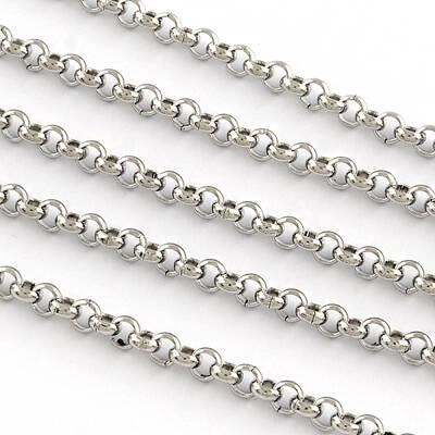 304 Stainless Steel Unwelded Rolo Chains