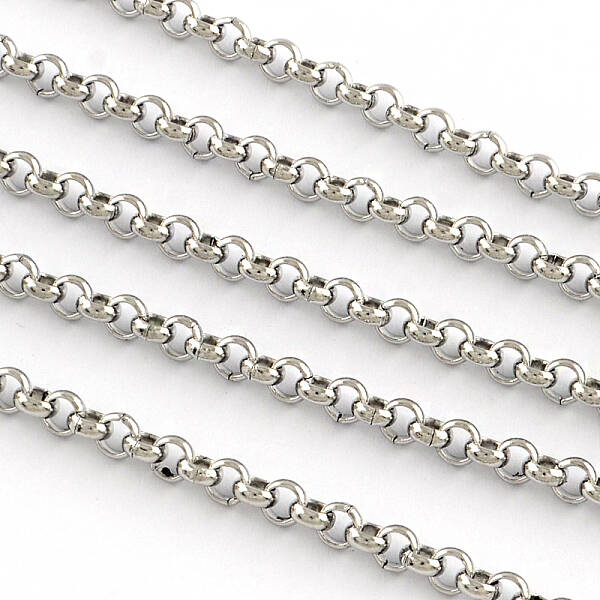 304 Stainless Steel Unwelded Rolo Chains