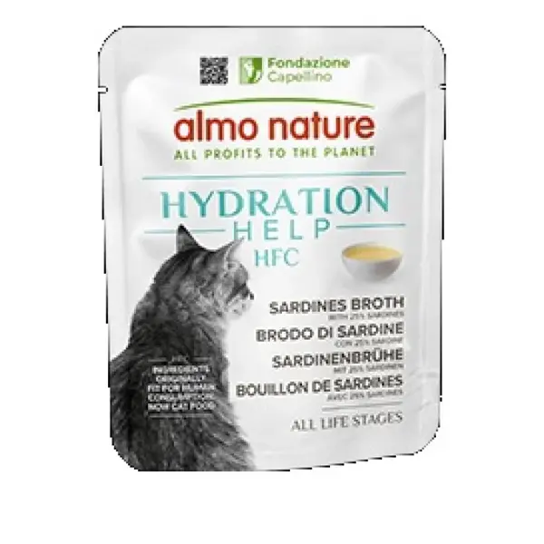 Almo nature spa Almo Hydr Help Broth Sardi 50G