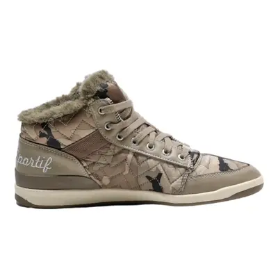 LE COQ SPORTIF High Top Trainers Green Synthetic Womens UK 5.5