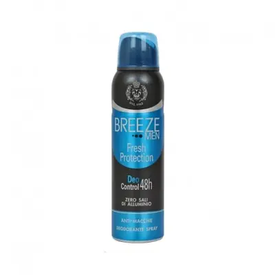 Breeze Men's Spray Deodorant 48H Fresh Protection 150 Ml