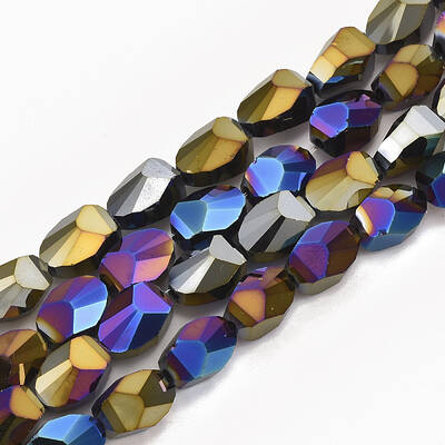Electroplate Glass Beads Strands