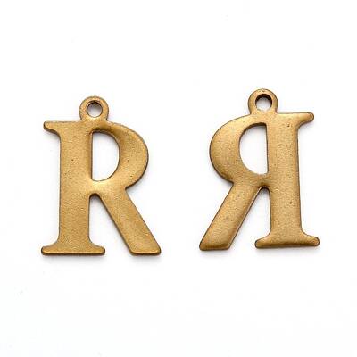 304 Stainless Steel Alphabet Charms