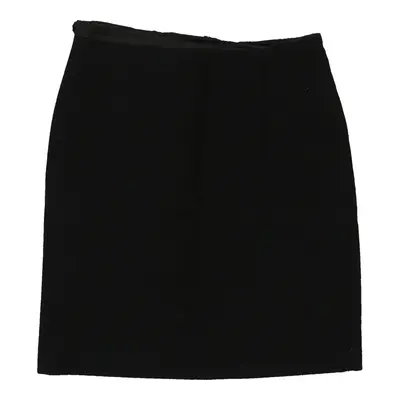 Moschino Mini Skirt - 28W UK 8 Black Angora Blend | Size: UK 8