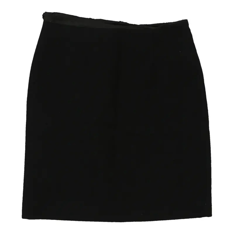 Moschino Mini Skirt - 28W UK 8 Black Angora Blend | Size: UK 8