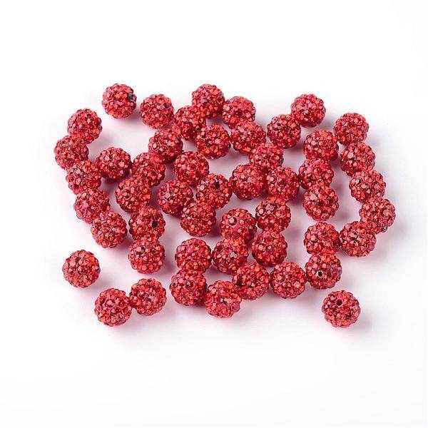 Polymer Clay Rhinestone Beads