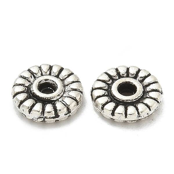 Tibetan Style Alloy Spacer Beads