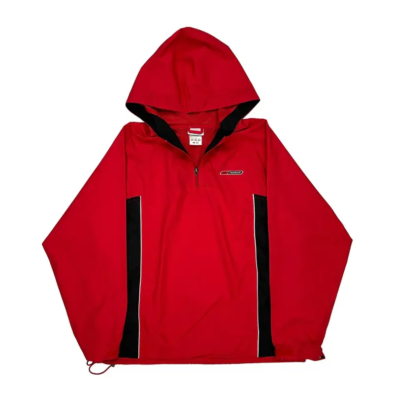 Reebok Windbreaker - XL Black Polyester