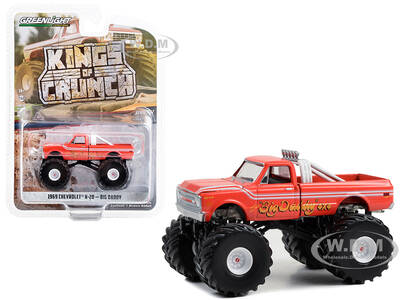 1969 Chevrolet K-20 Monster Truck Orange Red \