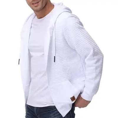 Men's Plaid Zip Up Hoodie, Lightweight Loose Fit Casual Sweatshirt with Pockets, hoodies men Long Sleeve Tour Pullover Crewne...