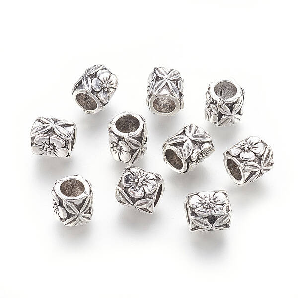 Tibetan Style Alloy European Beads