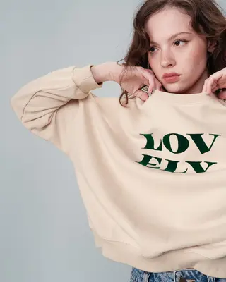 Sweatshirt Nigel Beige | Color: BEIGE | Size: M/L