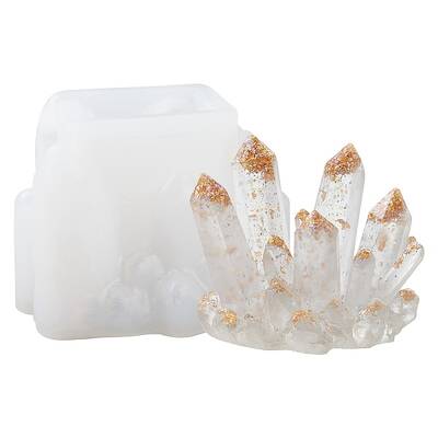 DIY Crystal Cluster Display Decoration Silicone Molds
