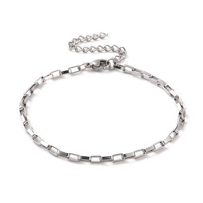 Non-Tarnish 304 Stainless Steel Venetian Chain Bracelet for Men Women