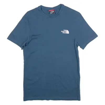 THE NORTH FACE Mens T-Shirt Blue XS