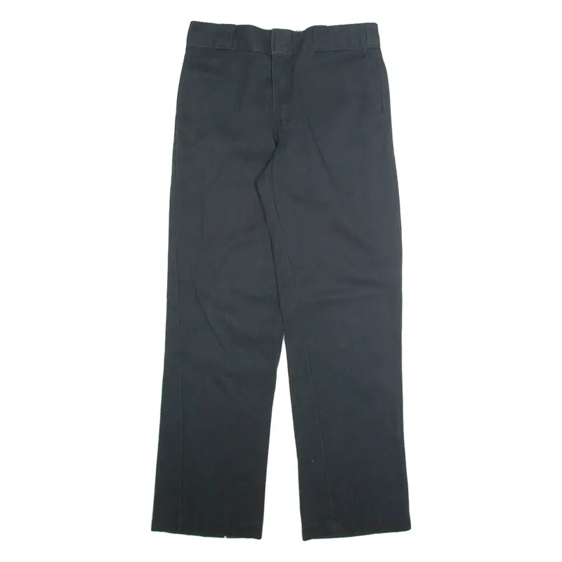 DICKIES Chino Mens Trousers Black Regular Straight W30 L32