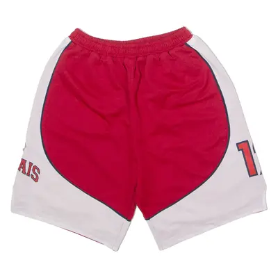 CHAMPION Valais Basketball #12 Boys Sports Shorts Red Colourblock 16Y W24