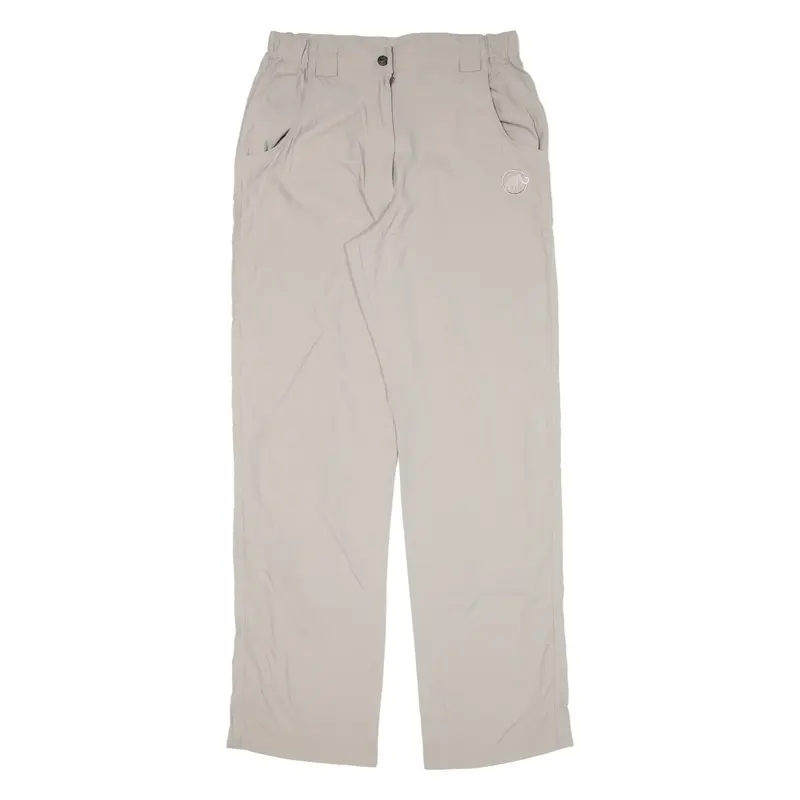 MAMMUT Womens Trousers Beige Loose Straight W28 L31