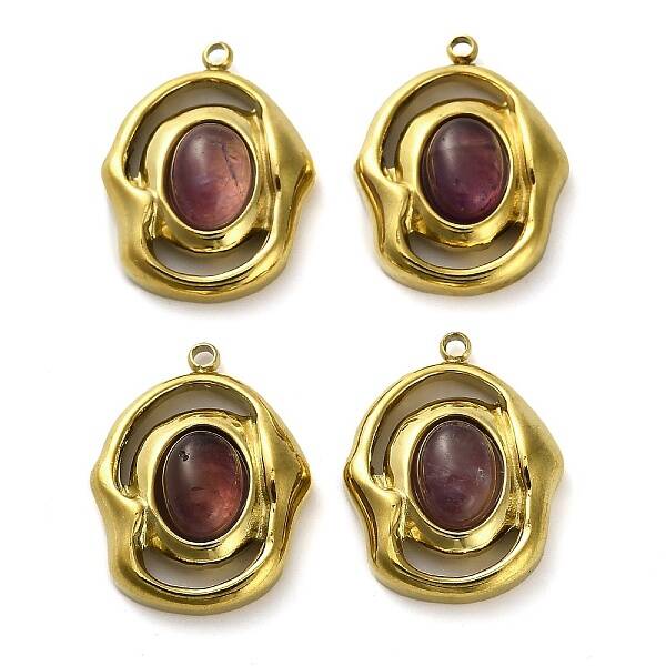 Natural Amethyst Pendants