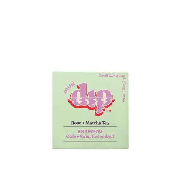 Mini Dip Color Safe Shampoo Bar for Every Day - Rose & Matcha Tea | Size: 0.75 oz