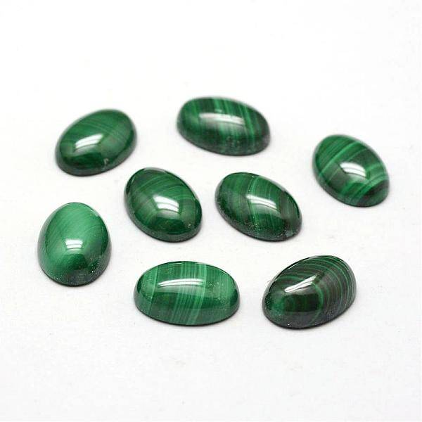 Oval Natural Malachite Cabochons