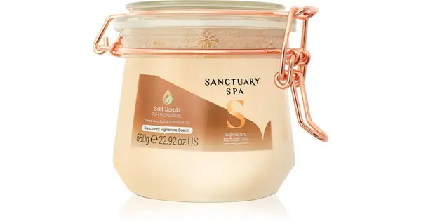 Sanctuary Spa Signature Natural Oils Nourishing and Hydrating Salt Scrub 650g