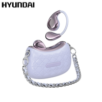 HYUNDAI YX46 Fashionable Open Wear Stereo Earphones Handbag Style Light Luxury Design, Comfortable Fit, Bluetooth 5.4, HIFI S...