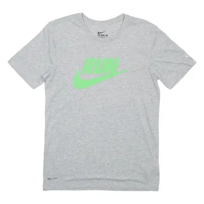 NIKE DRI-FIT Athletic Cut Mens T-Shirt Grey S