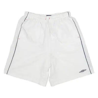REEBOK Mesh Lined Mens Swimming Shorts White XL W32